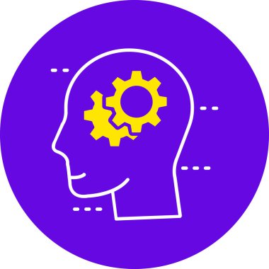 dişli simgesinin vektör illüstrasyonu