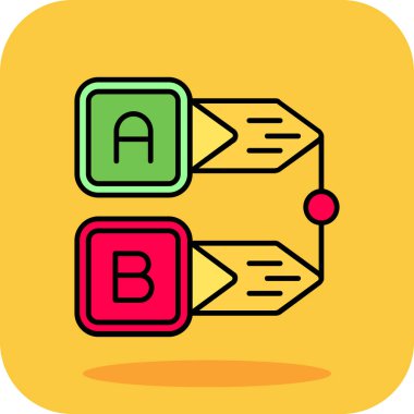 b b simgesinin vektör illüstrasyonu