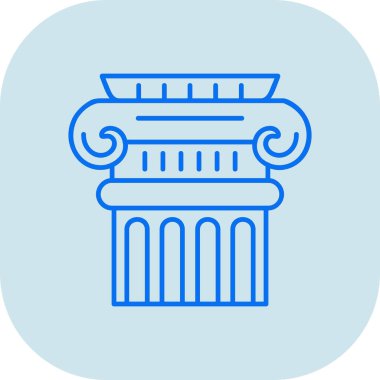 Sütun. Web simgesi basit illüstrasyon