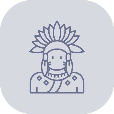 Hintli Hintli, Hint ikonu, Hint geleneksel ikonu, vektör illüstrasyonu