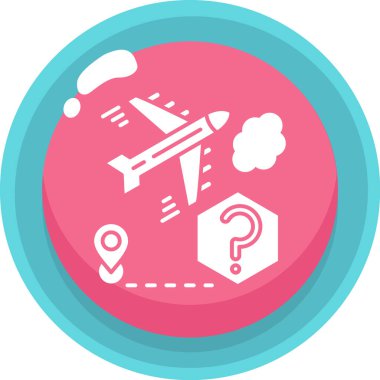 düzlem ikonu vektör illüstrasyonu