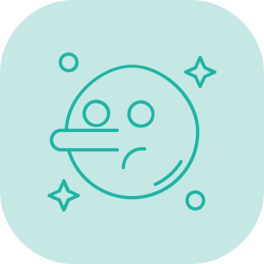 Şirin bir simgenin vektör illüstrasyonu