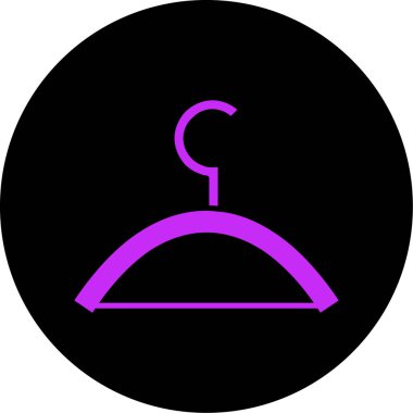 Bir askı simgesinin vektör illüstrasyonu