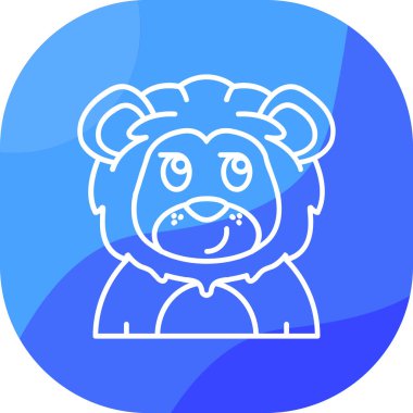 Ayı. Web simgesi basit illüstrasyon