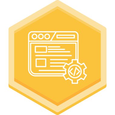 Simge, vektör illüstrasyonu ayarlanıyor