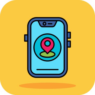 harita gps konum simgesi