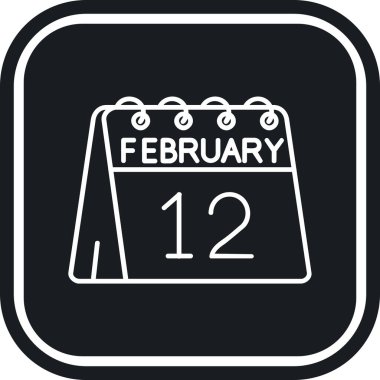 Bir takvim simgesinin illüstrasyonu