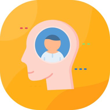 İnsan beyni düşünüyor.