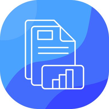 Belge. Web simgesi basit illüstrasyon