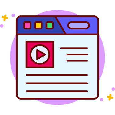 Film simge vektör çizim