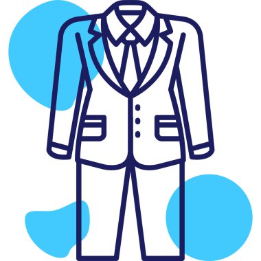 Ceket simge vektör çizim