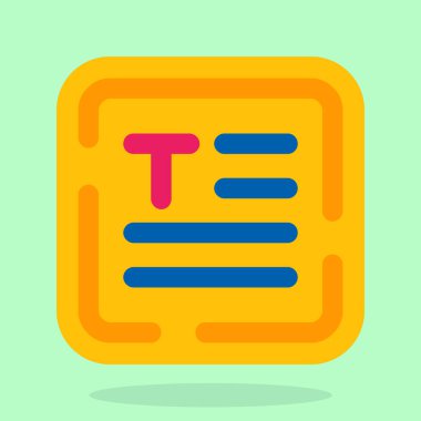 gazete simgesi vektör illüstrasyonu