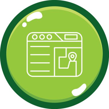 çamaşır makinesi ikon vektör çizimi