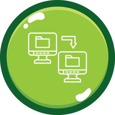 dizüstü web vektör simgesi