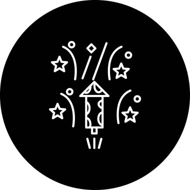 Ayın vektör simgesi çizimi