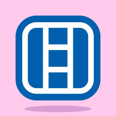 Modern simgenin vektör illüstrasyonu