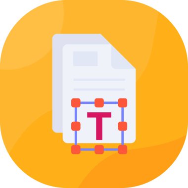 belge dosya simgesi düz biçimli