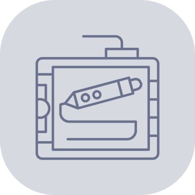 Kamera ve tripod ince çizgi simgesi, teknoloji ve ekipman, kamera işareti vektör grafikleri, beyaz arkaplan üzerinde doğrusal desen, 10 PS.