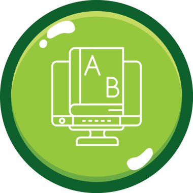 Modern b 'nin vektör illüstrasyonu eksik simgesi