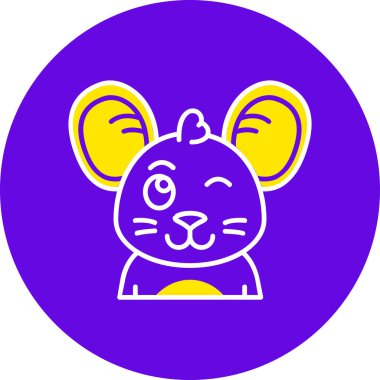 Bir kedinin vektör illüstrasyonu