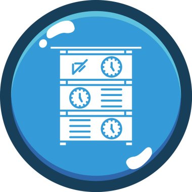 iş yönetimi düz vektör simgesi