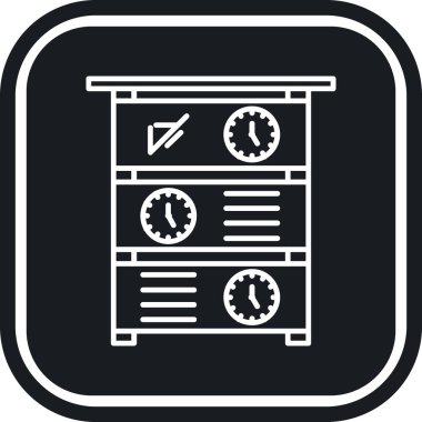 Müzik simgesi vektör illüstrasyonu