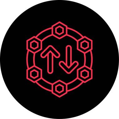 seo modern simgesinin vektör illüstrasyonu