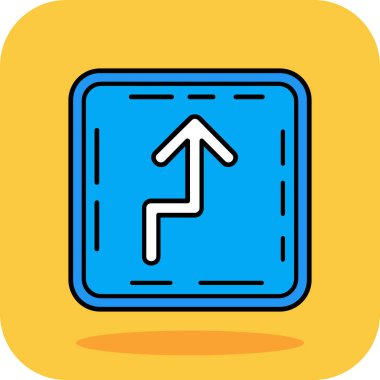 ok simgesinin vektör illüstrasyonu