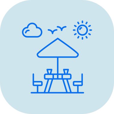 Bir bank simgesinin vektör illüstrasyonu