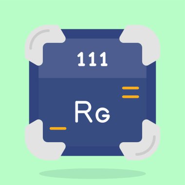 Simgenin 11 'inin düz vektör çizimi