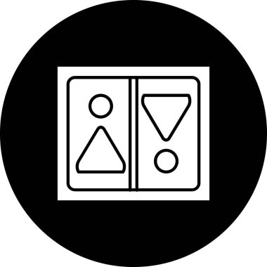 Modern eğitim ikonunun vektör illüstrasyonu