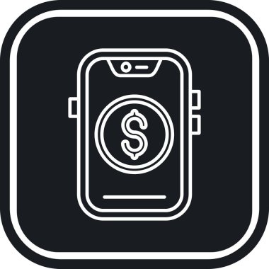 mobil ödeme simgesi, vektör illüstrasyon tasarımı