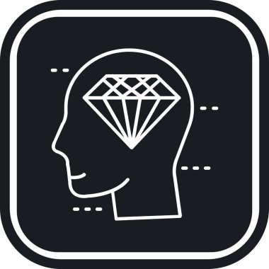 Ağınız için beyaz arkaplanda elmas simgesi izole edildi