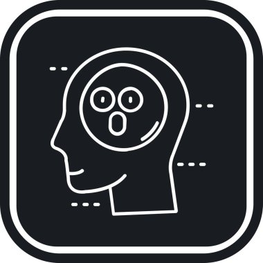 vektör insan başı simgesi