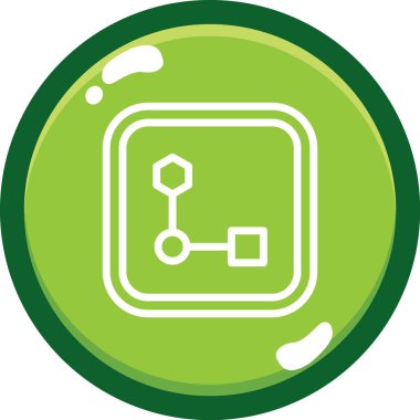 Benzersiz kimyasal matara simgesi