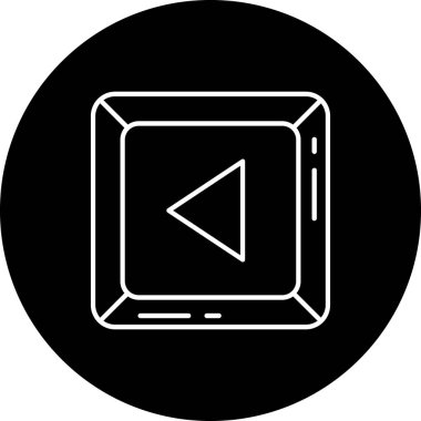 video simgesi vektör illüstrasyonu