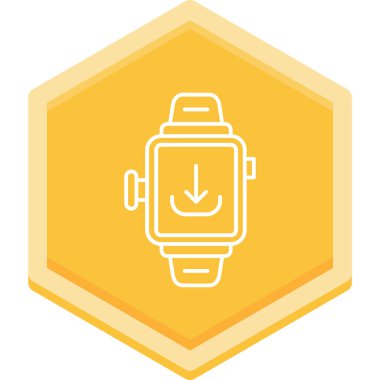 İzle. Web simgesi basit illüstrasyon