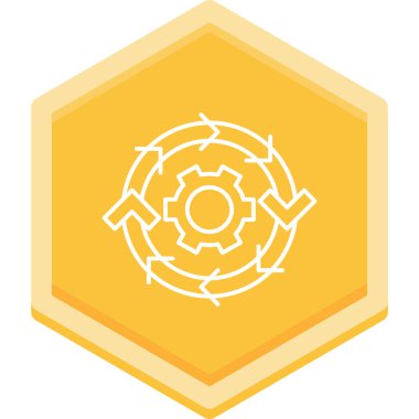 Modern simgenin vektör illüstrasyonu