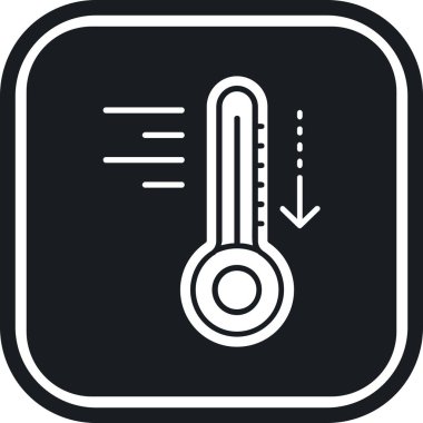 sıcaklık simgesi vektör illüstrasyonu