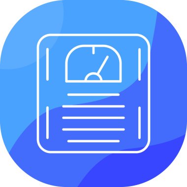 Belge. Web simgesi basit illüstrasyon