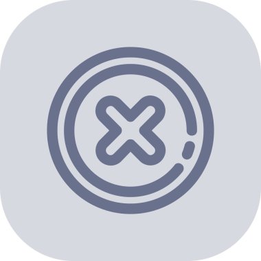 Soyut arkaplanda izole edilmiş simgeyi iptal et