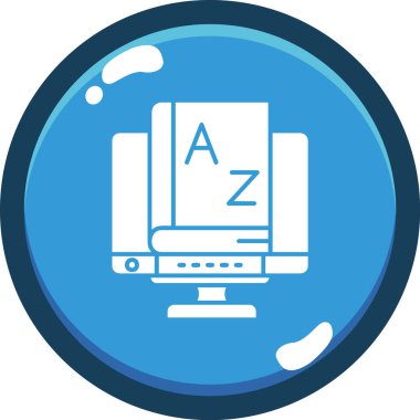 web simgesi, dizüstü bilgisayar vektör illüstrasyon