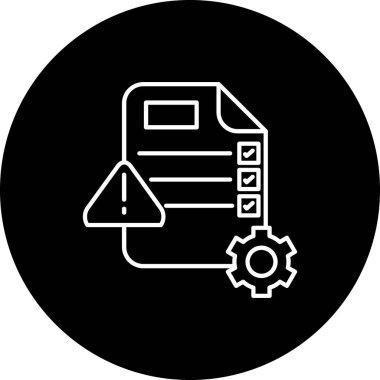 Belge. Web simgesi basit illüstrasyon