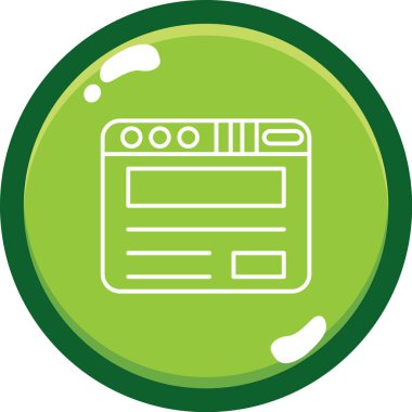 Web ve uygulama için vektör simgesi