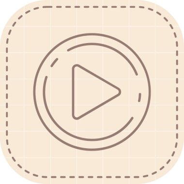 Video oynatıcı. Web simgesi