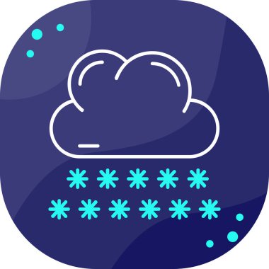 Bulut. Web simgesi basit illüstrasyon