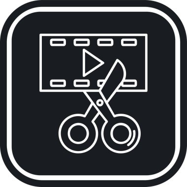 kamera simgesi vektör illüstrasyonu