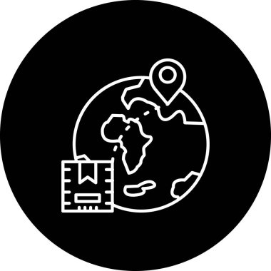 küresel iş kutsal kişilerin resmi, vektör çizim