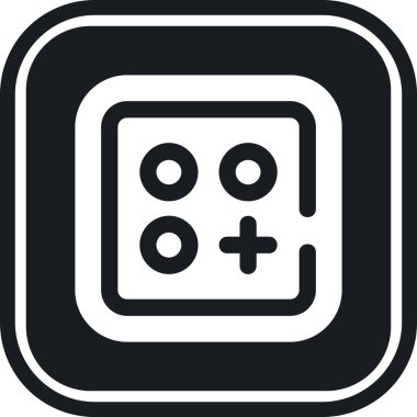 Bir oyun simgesinin vektör illüstrasyonu