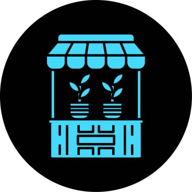 Bir kahve simgesinin vektör çizimi